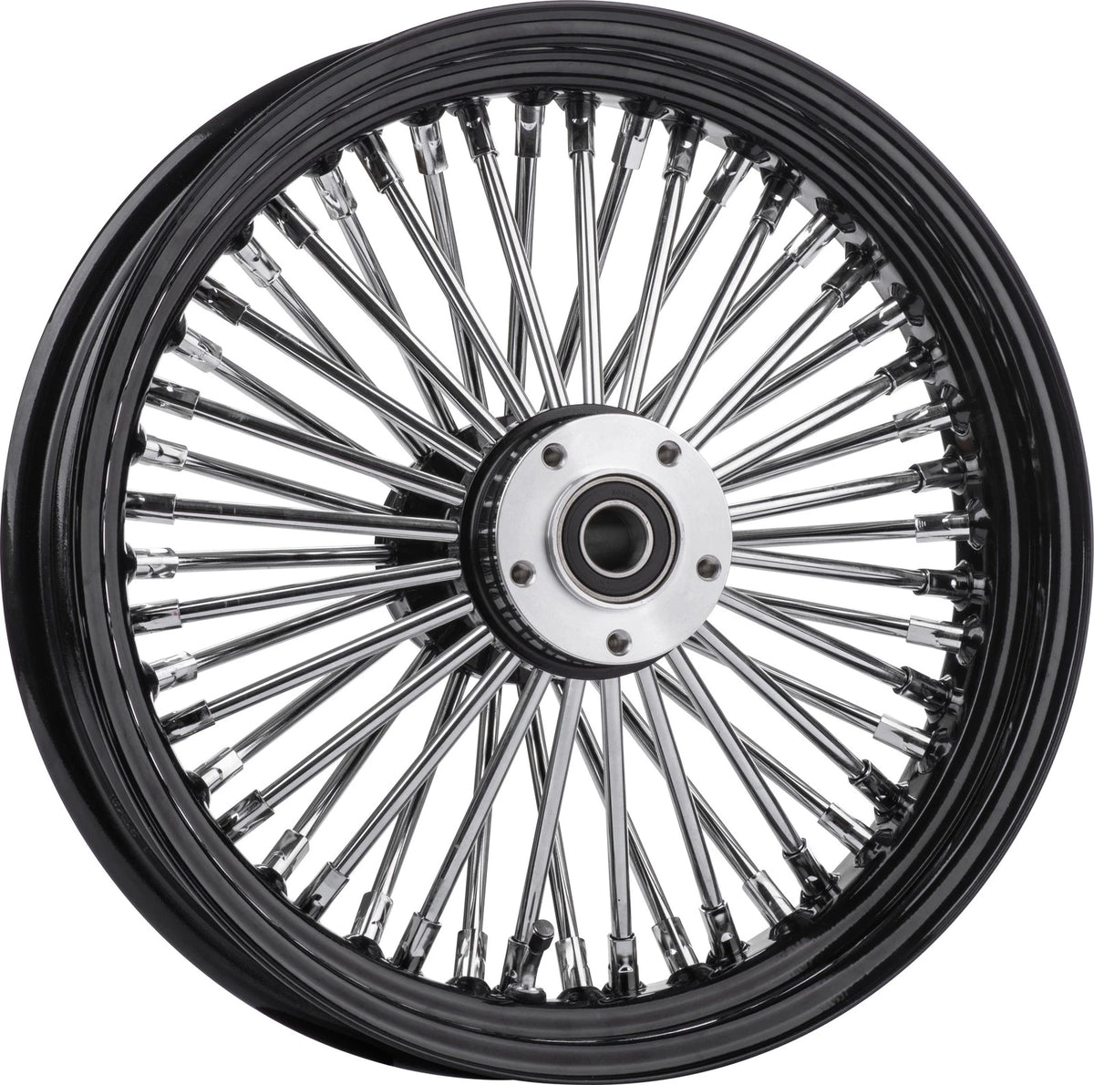 HardDrive V-Twin Rear Wheel 16x3.5 In. Black Gloss Spoked 48 for Harley