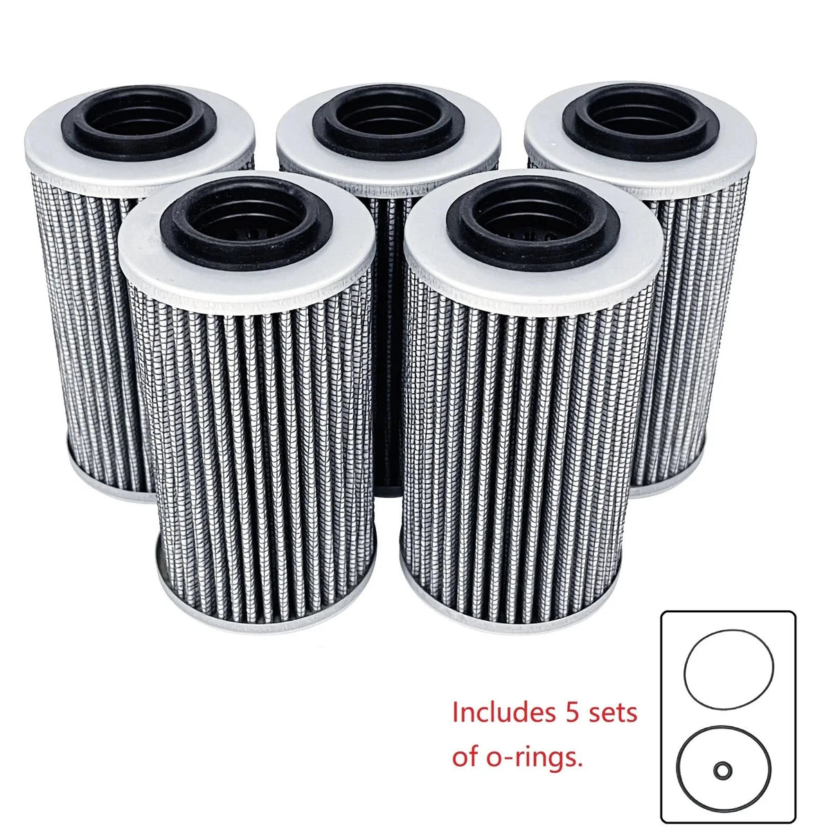 5 Pcs for Sea-Doo Oil Filter 2016-2022 RXT-X RXP-X GTX 300 420956744 Seadoo