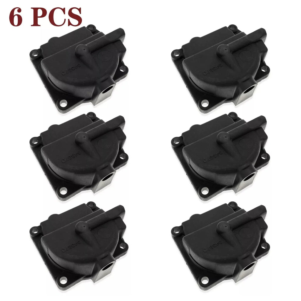 Set of 6 Carburetor Bowls for Johnson Evinrude 80 115 150 HP (1995–2006)