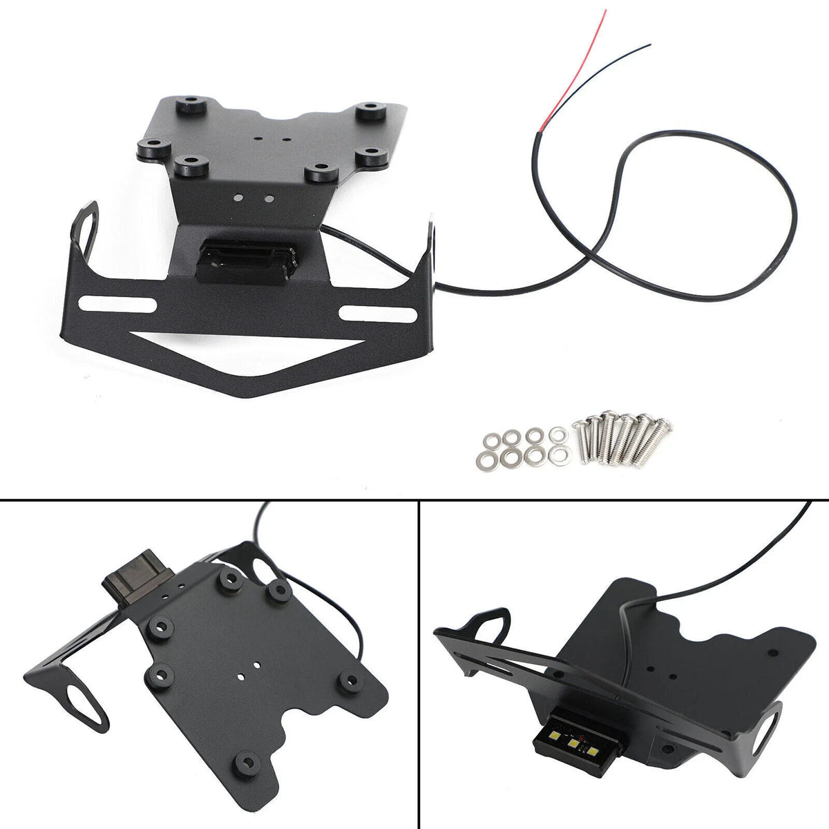 License Plate Holder Frame Bracket for Yamaha Tenere 700 / XTZ700 (2019–2021)