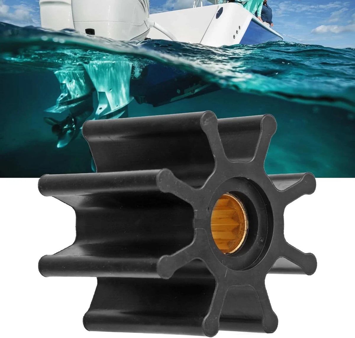 Water Pump Impeller for Mermaid Marine Monarch & Turbo Four & Turbo Plus Engines