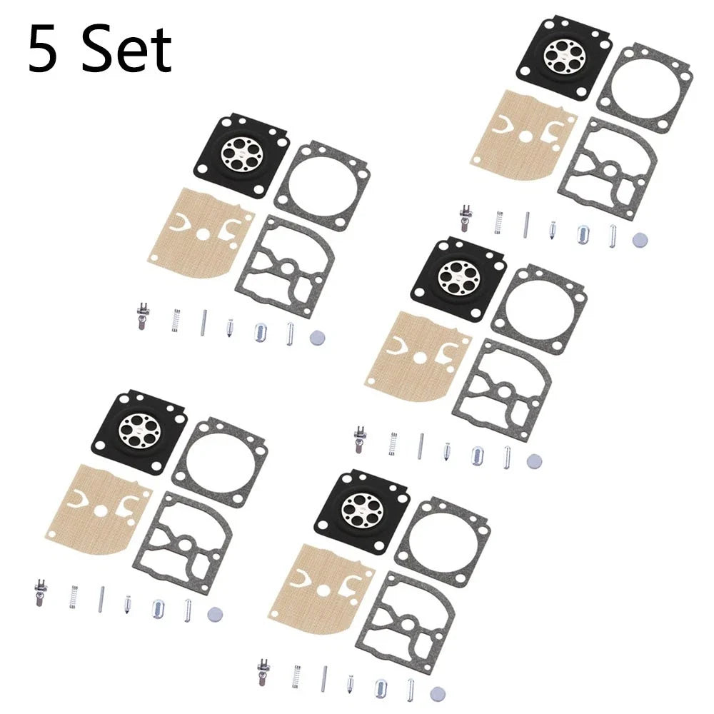 Set of 5 Carburetor Repair Kits for Stihl 017 018 MS180 MS170 Zama RB-77 RB-66