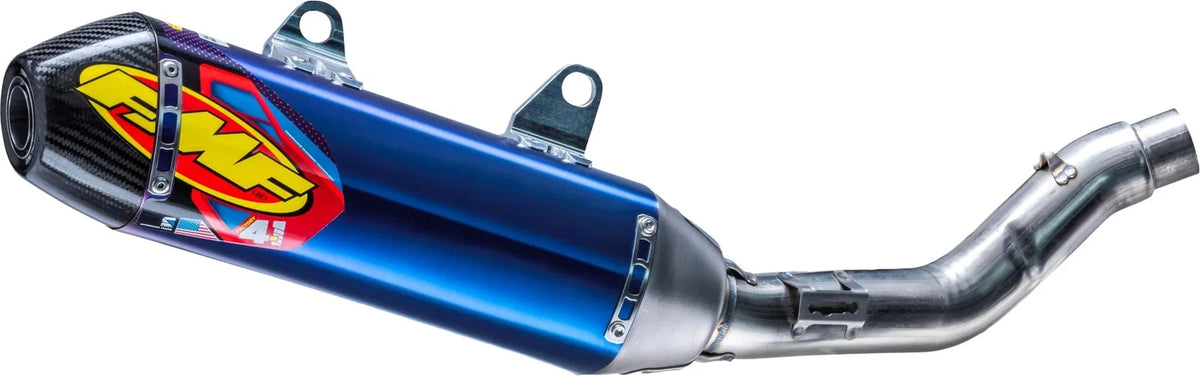 FMF Fact 4.1 RCT Titanium Slip-On Muffler for 2024 Kawasaki KX450F