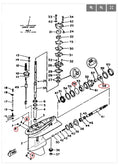 Propeller Shaft Seal Kit for Yamaha 55 HP (93101-22067, 91490-40030)