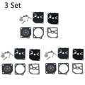 3X Chainsaw Carburetor Rebuild Kit for Poulan McCulloch ZAMA RB-39
