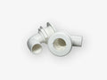 TH Marine TH-1592-B, 1 1/2in Thru Hull, 90 Degree Barbed, White,, 2 Pack