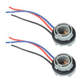 Convenient 1157 LED Stop Brake Turn Light Bulb Pig Tail Socket Harness