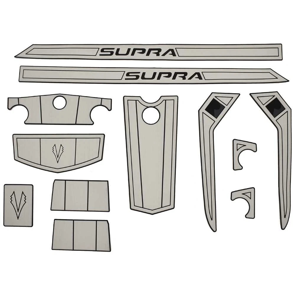 Supra Boat Non-Skid Mats 116471 - SE Roush Cool Gray Gunnel (kit)