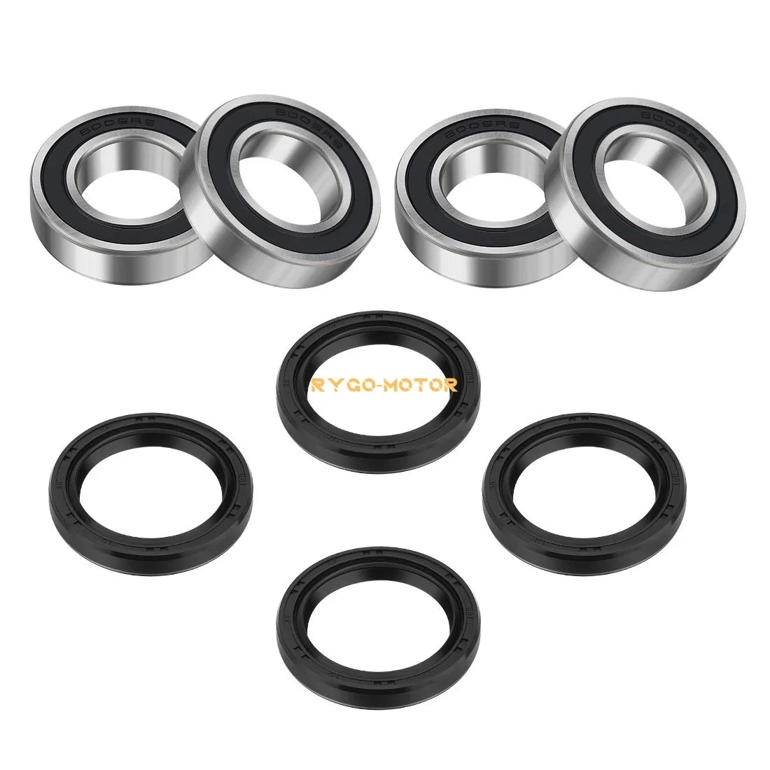 Set of 2 Front Wheel Bearings Seal for Kawasaki Mule 3000–4010