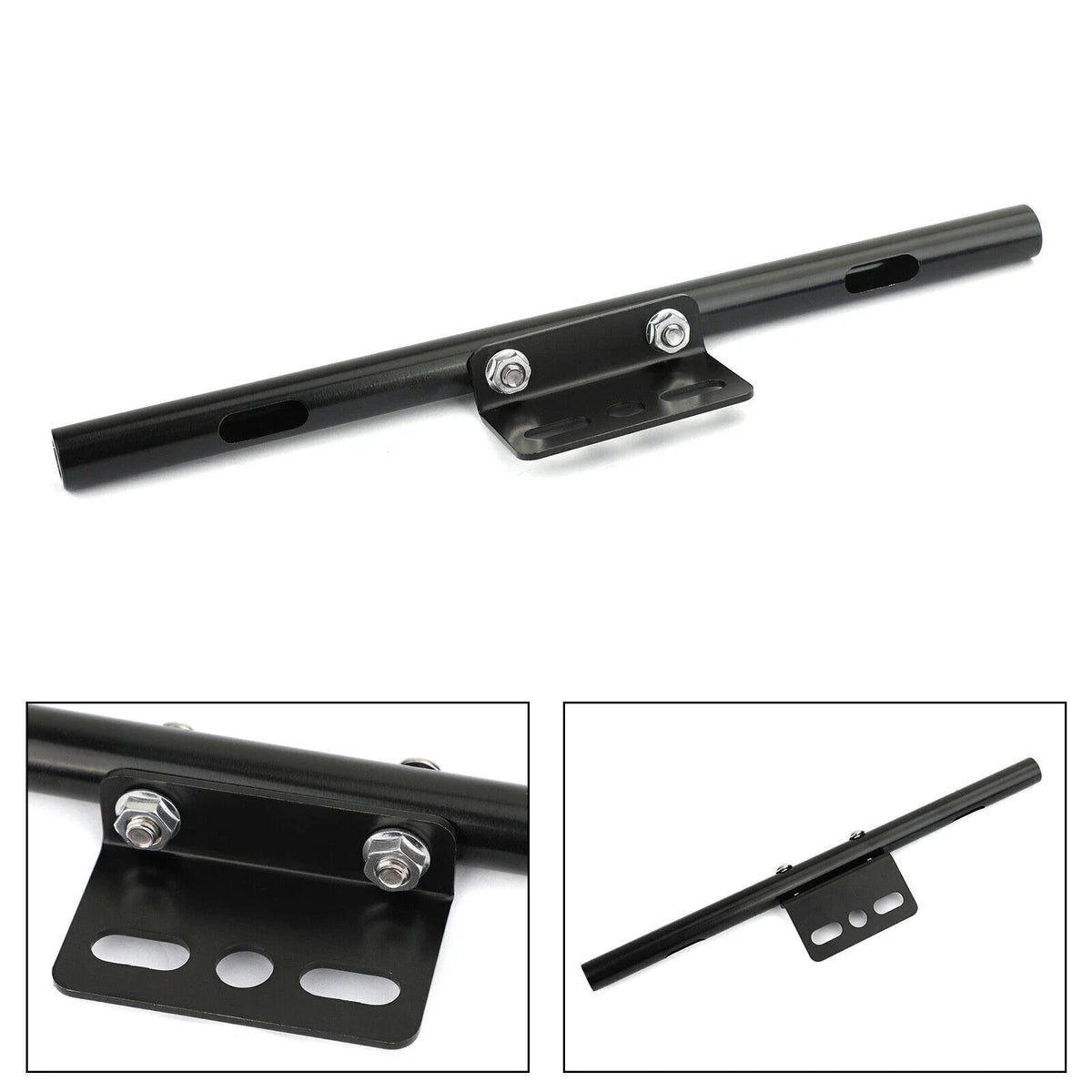 Front Turn Signal Spot Light Bar Mount Bracket Clamp for Universal Moto