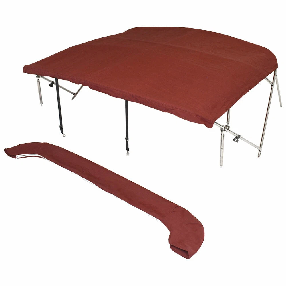Larson Boat Bimini Top 109239006 - 288 Red Tweed 90 - 96 Inch