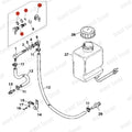 Fitting 861150T02 & Connector 861163 for Mercruiser Bravo One Two Three
