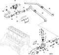 Thermostat Housing Gasket for Mercruiser 3.0L (Replaces 27-8146801, 27-814680)