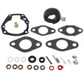 Carburetor Kit with Float for Johnson Evinrude 7.5 HP 1954-1958, 10 HP 1953-1963