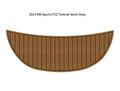 Swim Platform Step Mat for MB Sports F22 Tomcat (2014) - EVA Teak Decking
