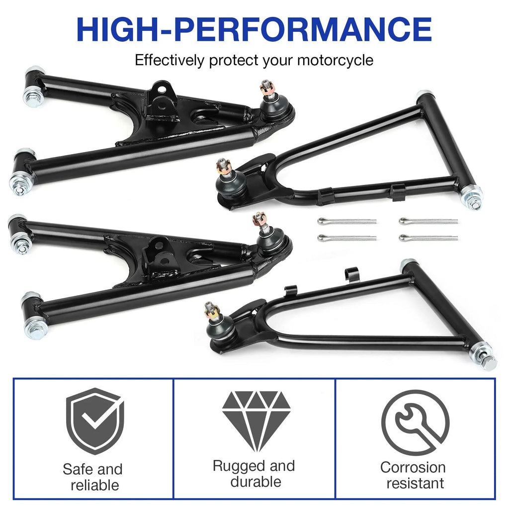 Complete A-Arms Set + Bolts + Caps for Yamaha Banshee 350 (1987–2006)