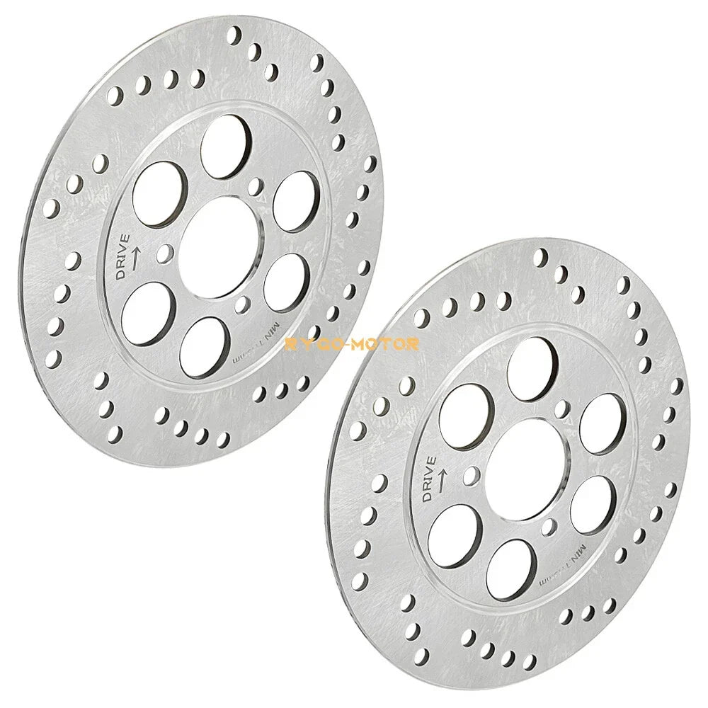 2X Front Brake Disc Rotors for Honda ATC200X ATC250R (1983–1985) 43122-965-000