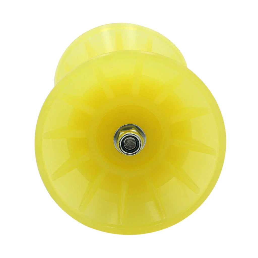 7" Polyurethane Bow Roller with 1/2" Shaft for Boat Trailer (Non Marking)