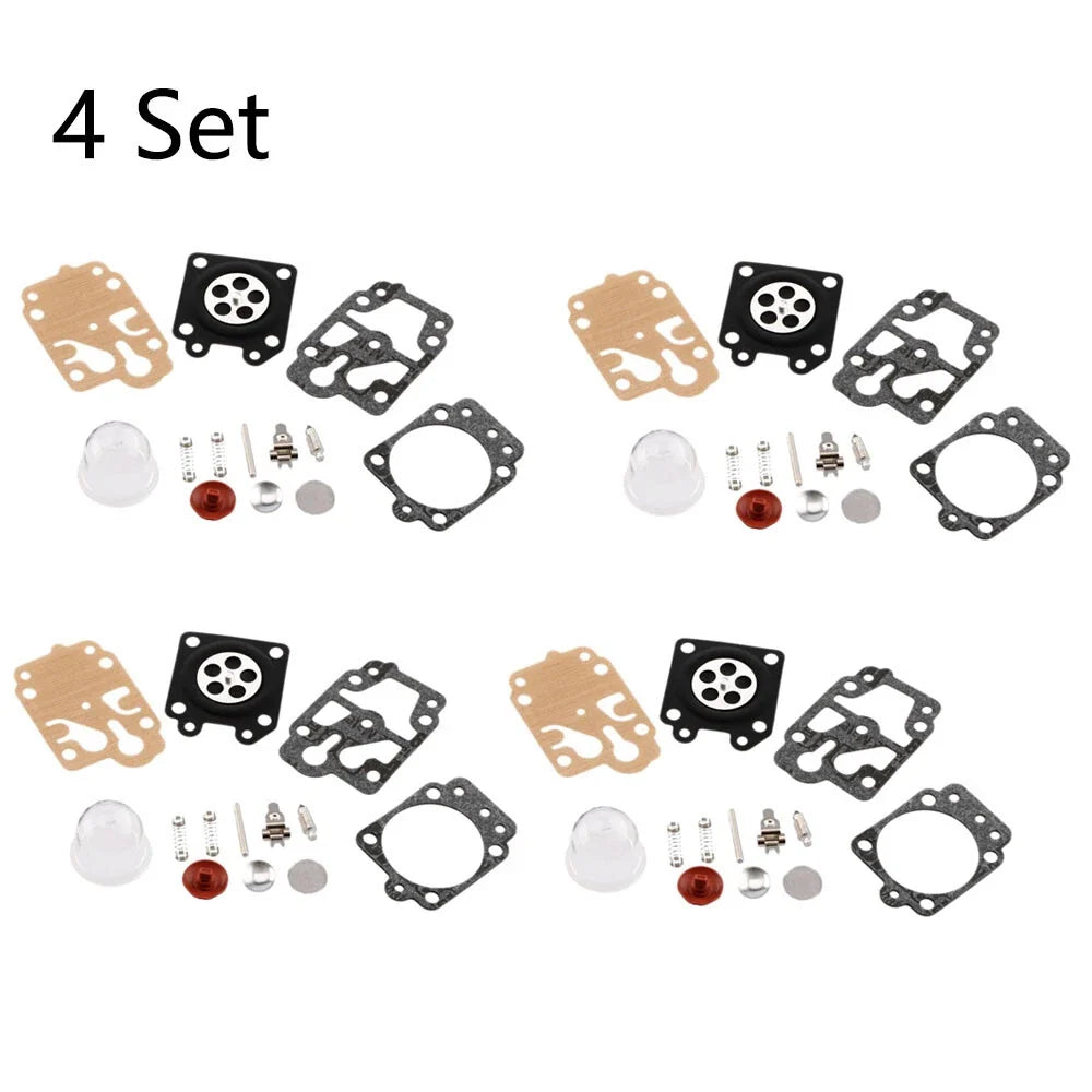 Set of 4 Carburetor Repair Kits for Honda CG260 (43CC, 52CC) 40-5/44F-5