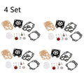 Set of 4 Carburetor Repair Kits for Honda CG260 (43CC, 52CC) 40-5/44F-5