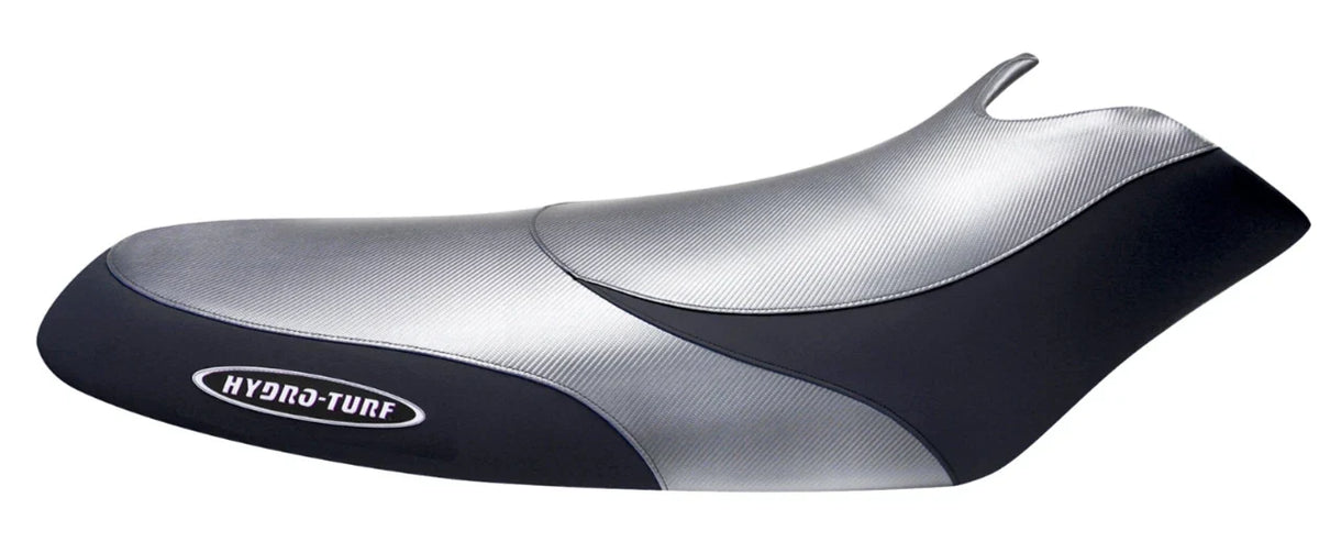 Hydro-Turf Seat Cover for RXP-X (2004–2011) Silver CF/Black Vinyl