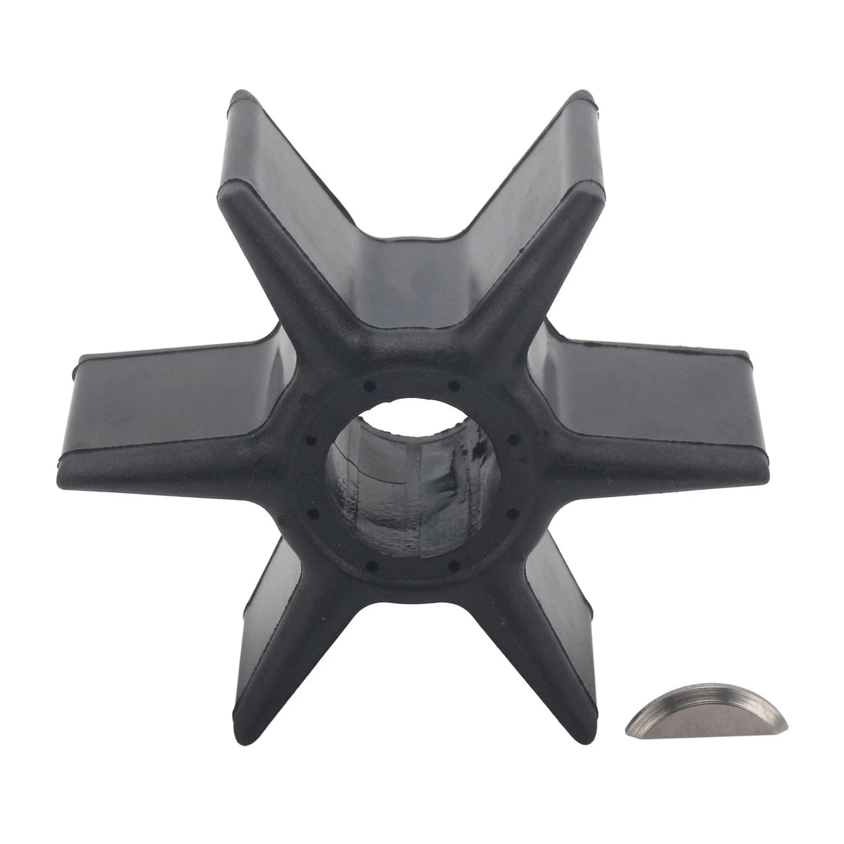 Water Pump Impeller & Key for Yamaha Outboard Motors (6CE-44352)