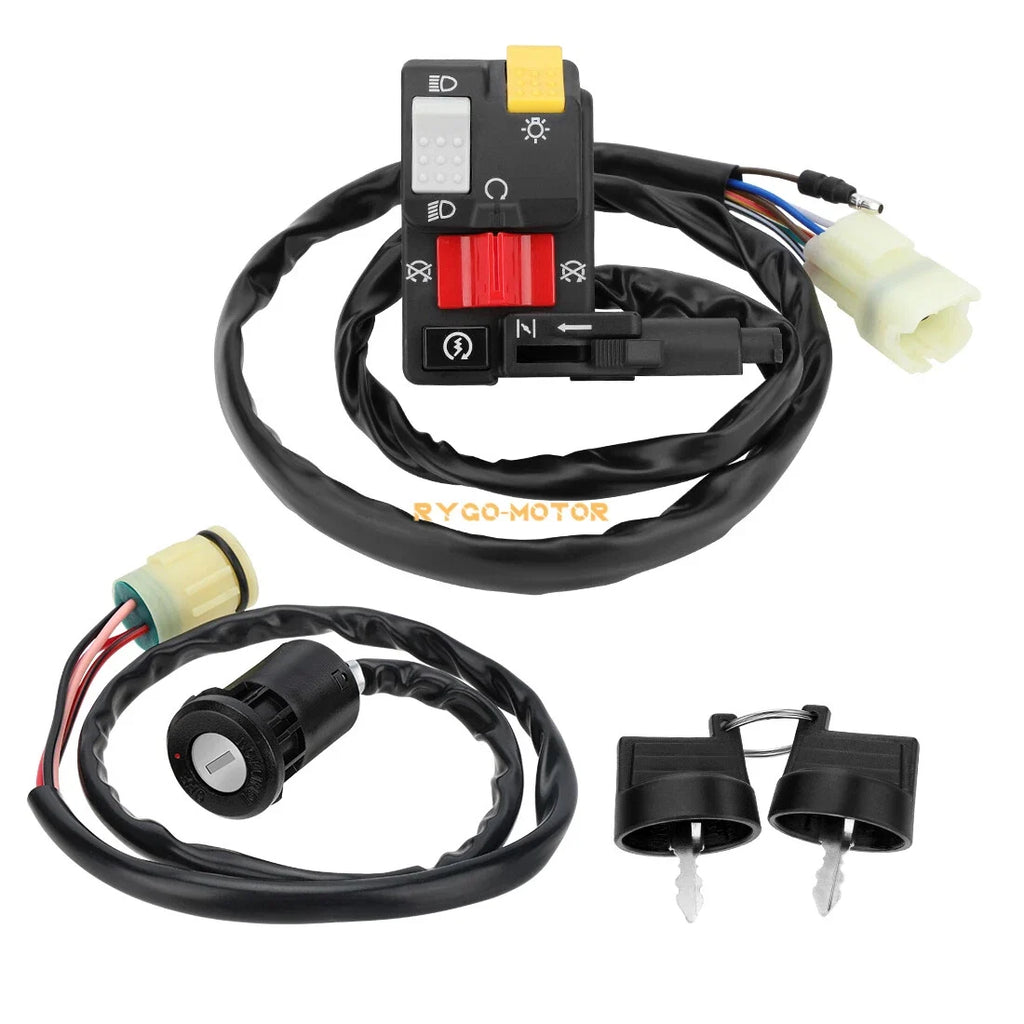 Handlebar & Key Switch Kit for Honda Foreman 450 S TRX450FM (1998–2004)