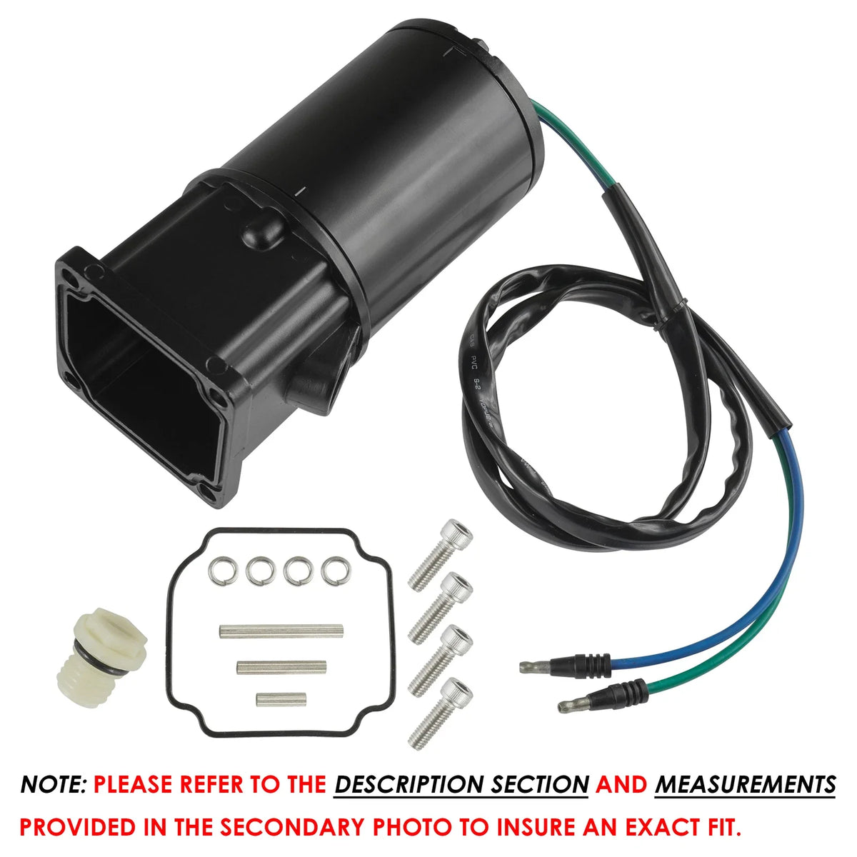 Tilt Trim Motor for Mercury (893907A02, 813447, 885654T1, 819479A1, TRM0047, 82-7866)