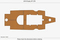 EVA Foam Teak Deck Flooring Mat for Dusky XF 278 (2016)