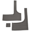 Larson Boat Non-Skid Mats 8175-0193 - Slate Gray Black (set of 3)