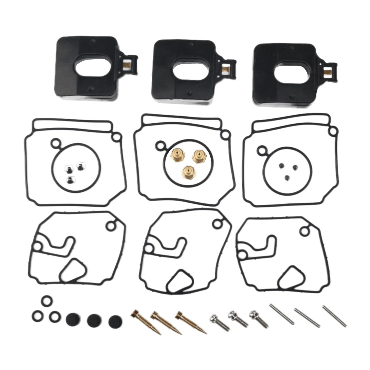 Carburetor Repair Kit for Yamaha 2 Stroke 40-50HP Outboards 6H4-W0093-02 03 04