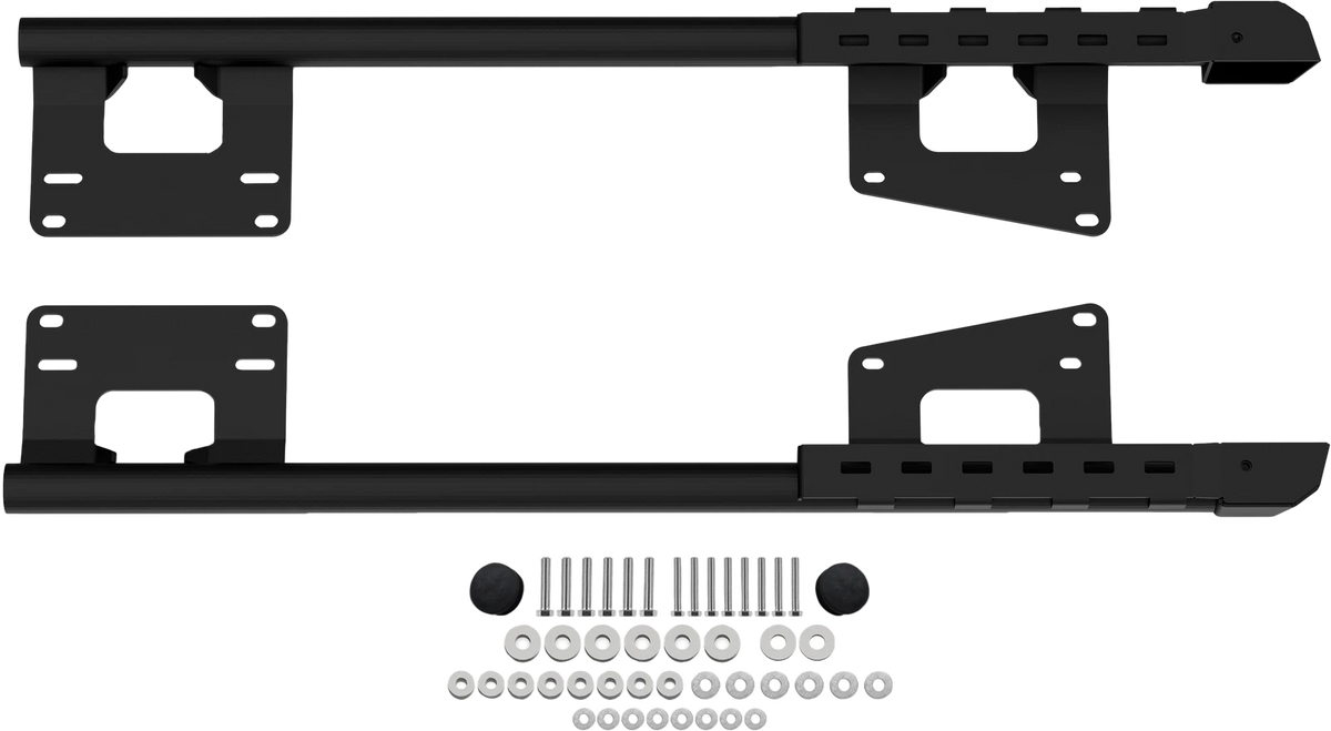 RIVAL POWERSPORTS USA Rock Sliders for ATV/UTV 2010-2023 with Powder Coated