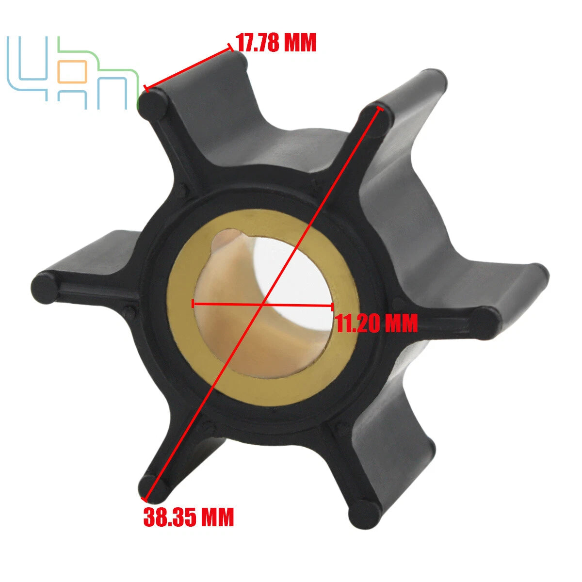 389576 Water Pump Impeller for Johnson Evinrude Sierra 183091 CEF 500358 Mallory