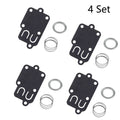 Set of 4 Carburetor Diaphragm Kit for Briggs & Stratton (270026, 272538, 272637, 5021)