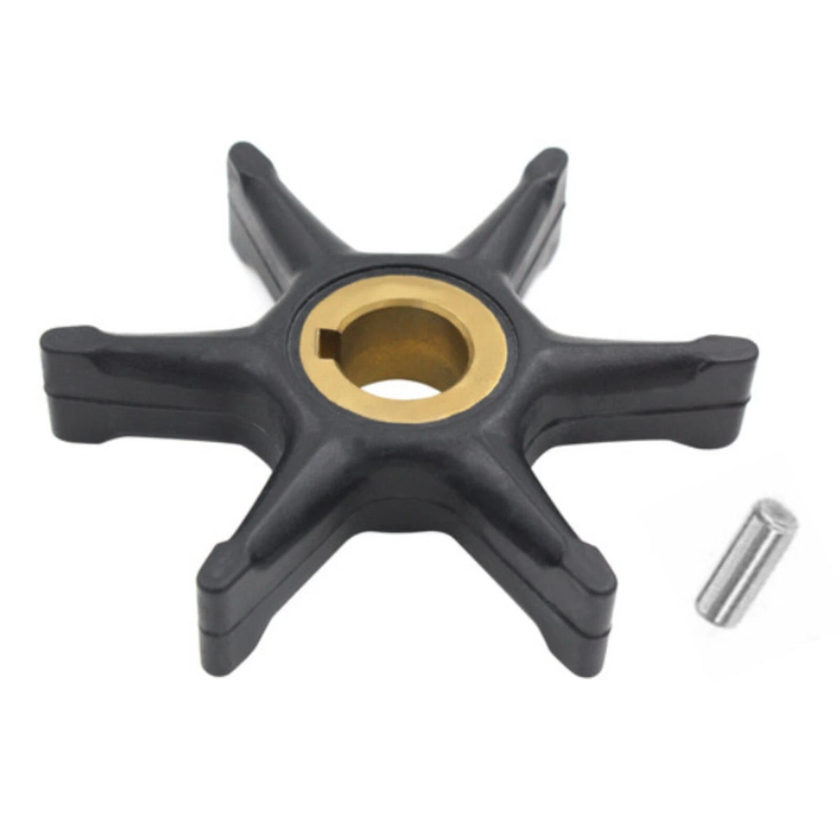 Water Pump Impeller with Key for Johnson Evinrude OMC 10/15/18/20/25 HP 375638