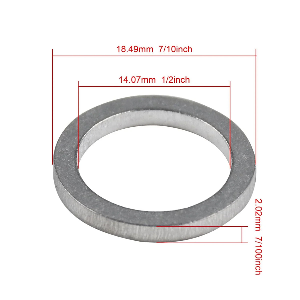 Set of 4 Oil Drain Plug Gaskets for Yamaha Outboard F100 F115 F150 F15 (2000–2023)