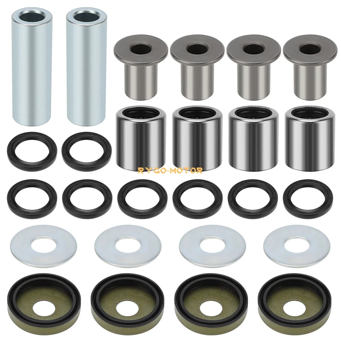 Front Upper & Lower A-Arm Bushing Seals Kit for Kawasaki KFX400 KSF400 (2003–2006)