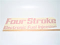 Johnson Evinrude Four Stroke Electronic Fuel Injection Red Vinyl Graphic Decal