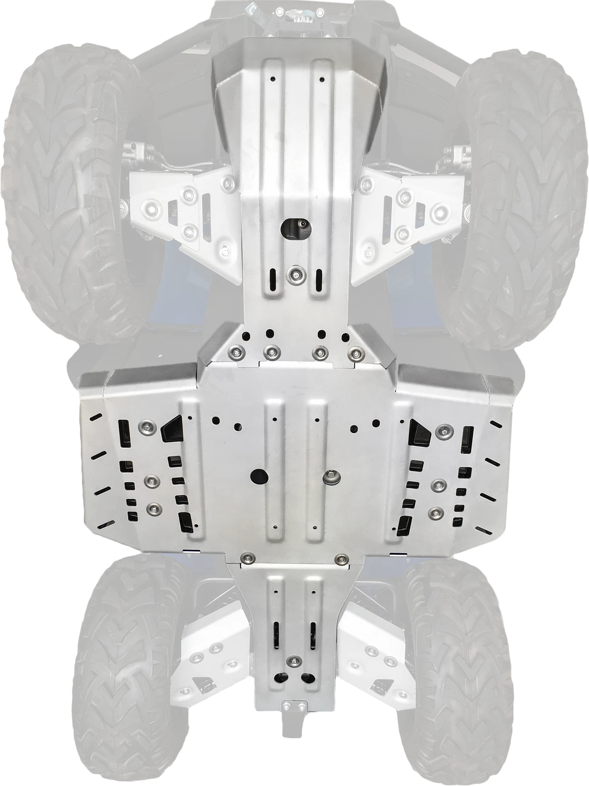RIVAL POWERSPORTS USA Central Skid Plate for ATV/UTV 2010-2023 Heavy-Duty