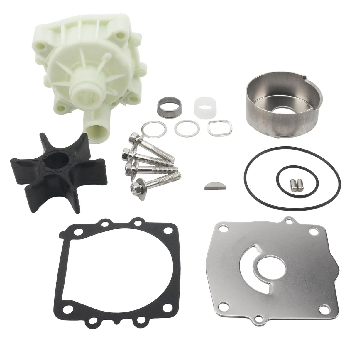 Water Pump Repair Kit for Yamaha Outboard (18-3396-1, 18-3396, 18-9075, 18-9076)