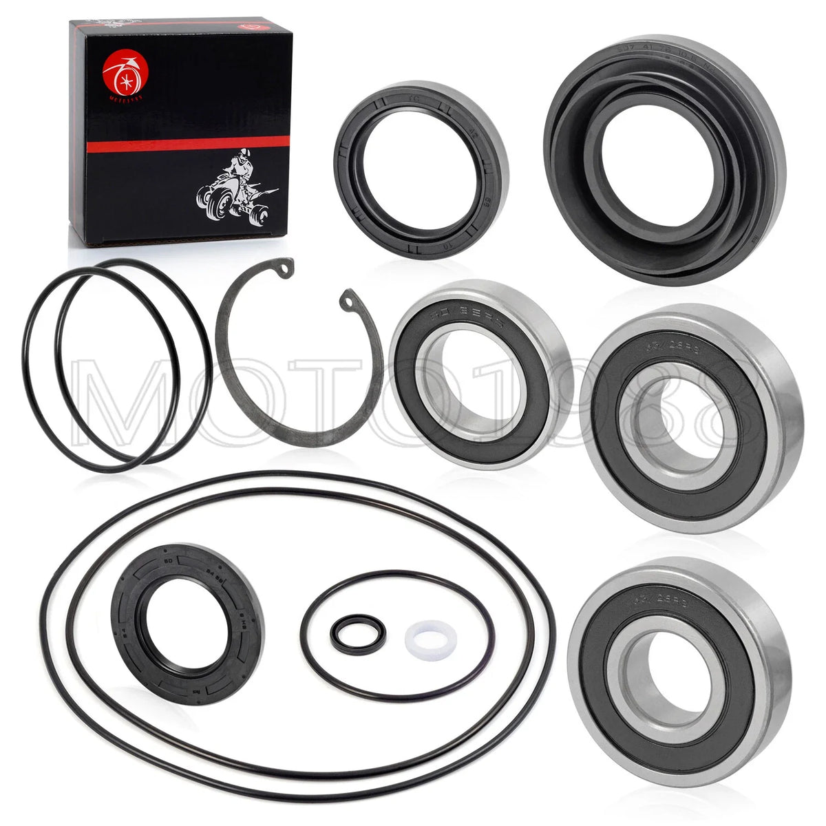 Rear Axle Wheel Brake Drum Bearing Seals Kit for Honda Foreman 450 (2000–2006)
