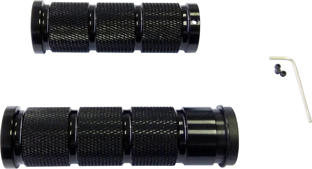 HARDDRIVE Grip Set Retro Black for Harley-Davidso N V-Twin 2015-2017