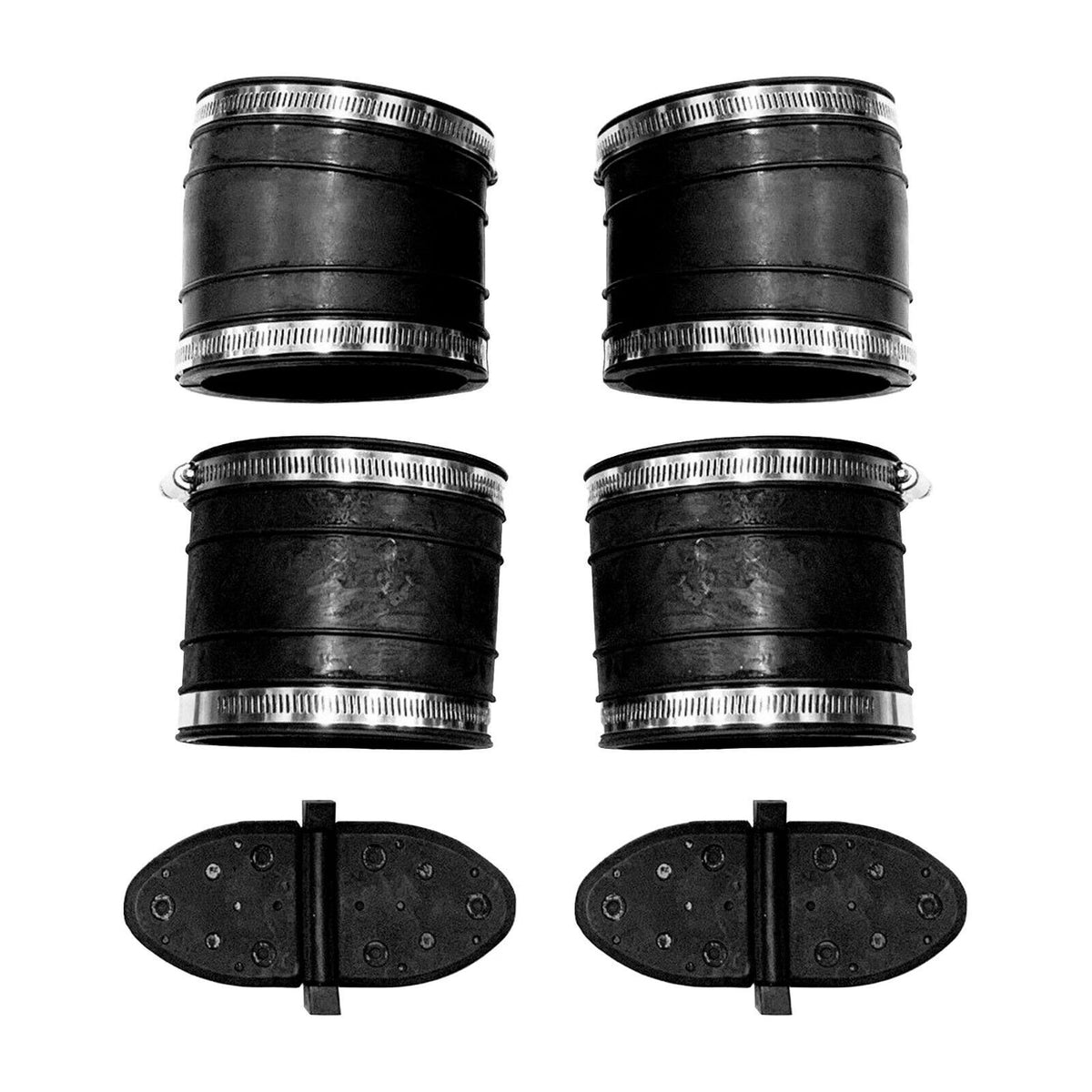 MerCruiser 4" Exhaust Elbow & Riser Bellow Upper & Lower with Flapper & Shutter