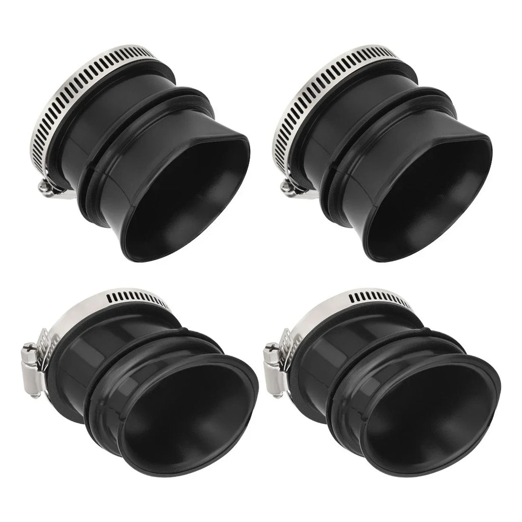 Set of 4 Carburetor Boots and Clamps for Honda CB750F CB750K CB750L CB750C CB750SC