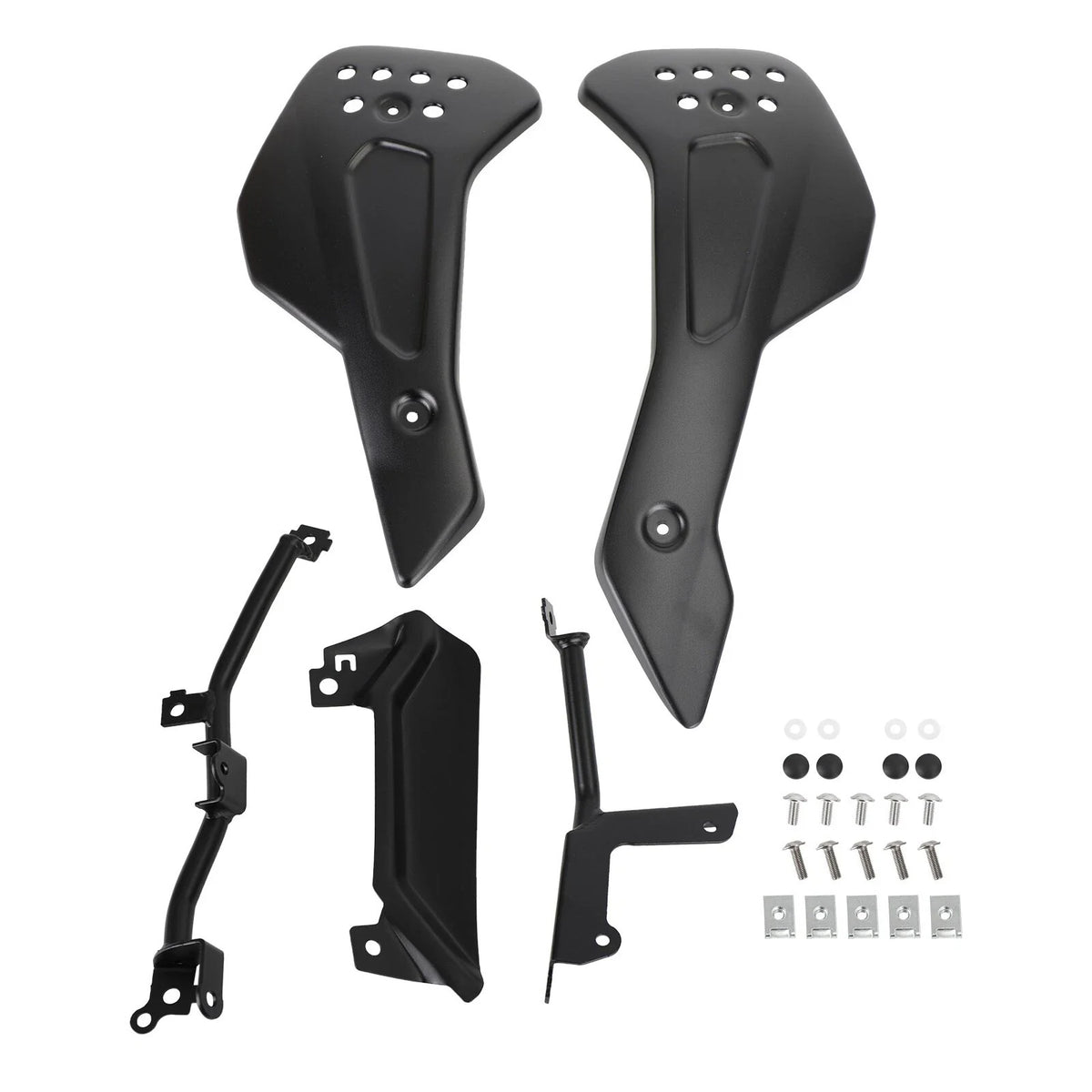 Lower Engine Belly Protection Plates for Triumph Trident 660 (2021) Black T9