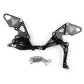 Black Rear Footpegs for Yamaha MT07 FZ07 (2014–2020) T9
