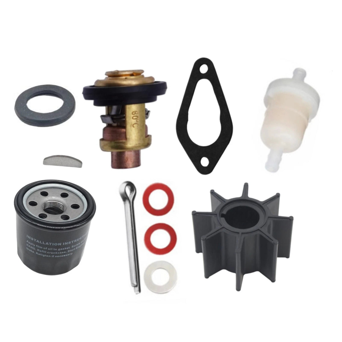 8M0120838 Maintenance Service Kit for Mercury Mariner 10HP 15HP 20HP Outboard