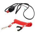 Kill Stop Switch & Safety Lanyard for Yamaha 2 Stroke Outboard (689-82575-02)