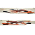 Gekko Boat Graphic Decal 8628-1102-09 - 7.1 Revo 6.7 Orange (set of 4)