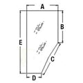 3G710-70770 LH Door Cab Glass Fits Kubota M5700 M9000 M8200 M6800 M4900